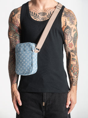 Light Blue Denim Shoulder Bag