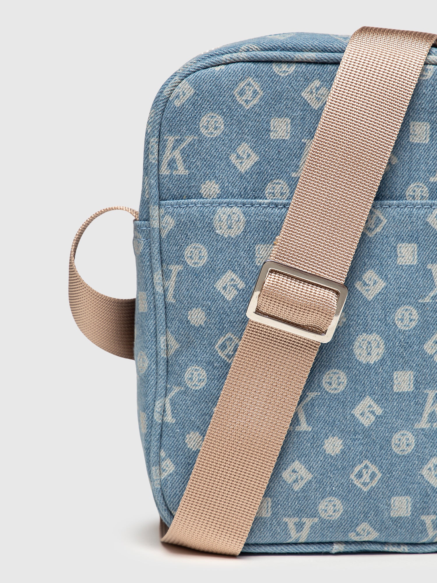 Light Blue Denim Shoulder Bag