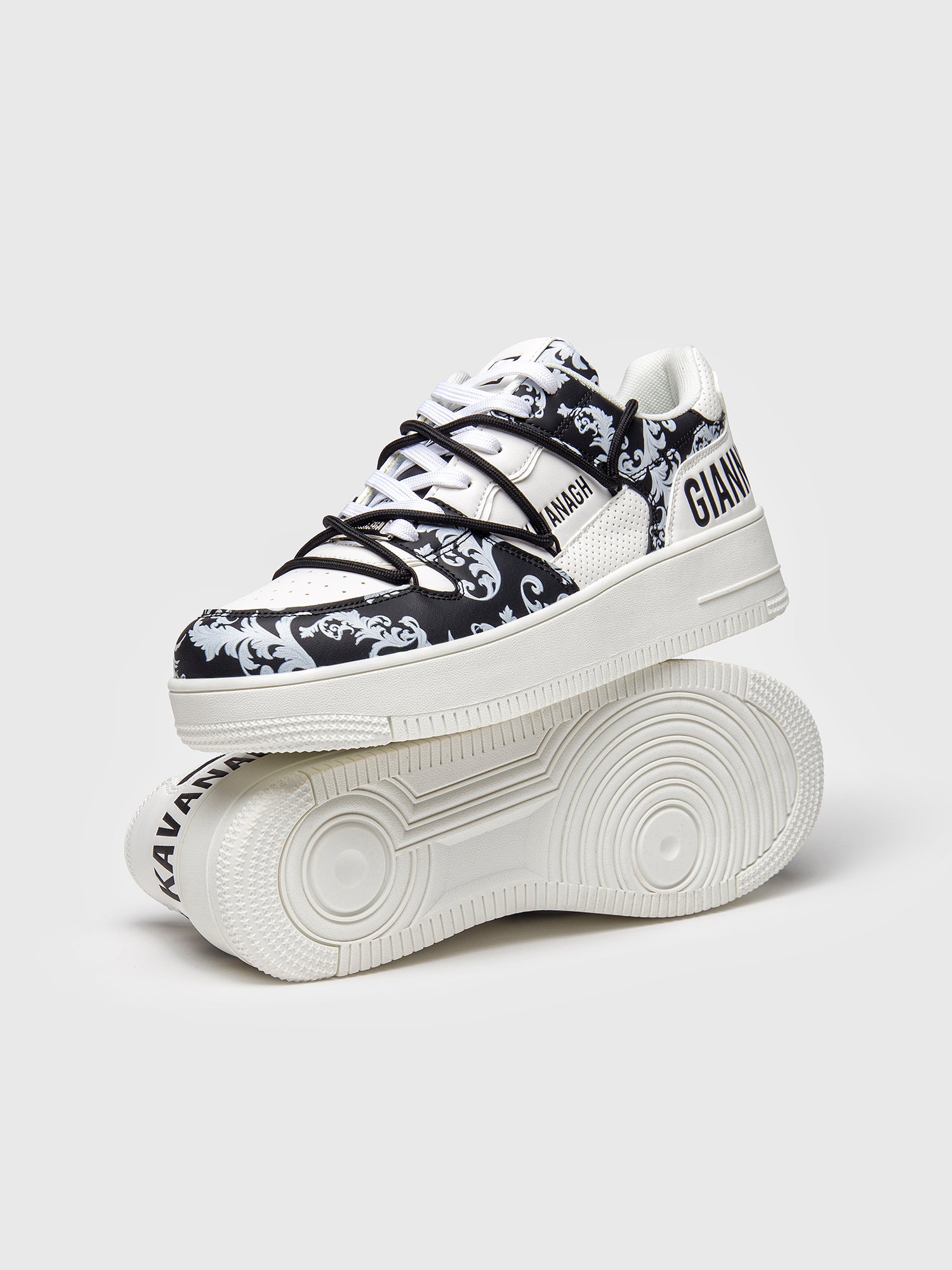 sneakers / Black Majestic Wrapped Sneakers