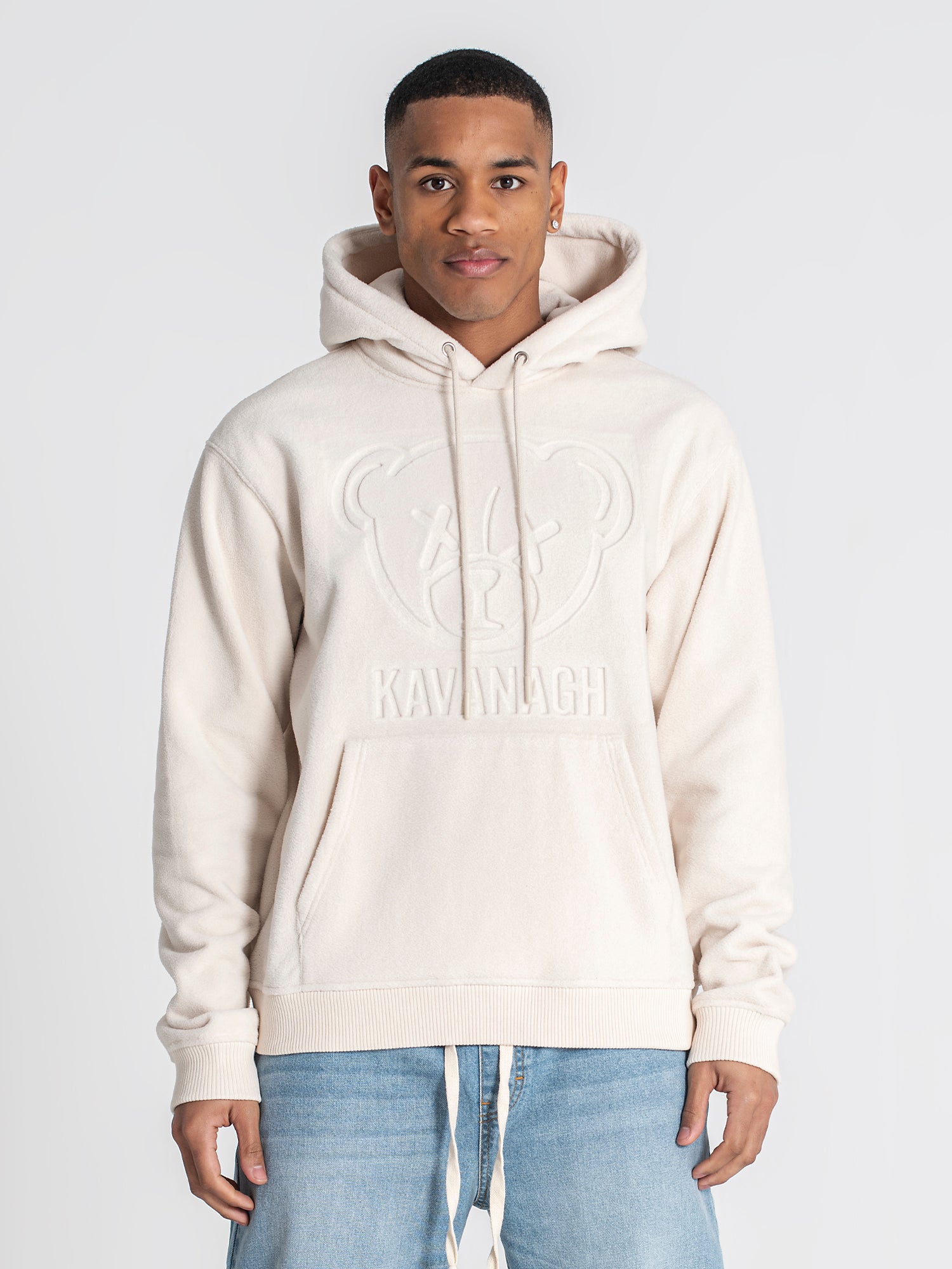 White X-Teddy Sherpa Hoodie