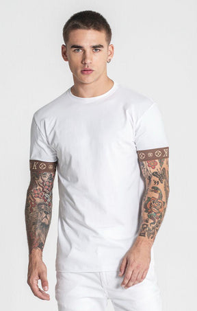 t-shirts / White ChoKo Elastic Tee