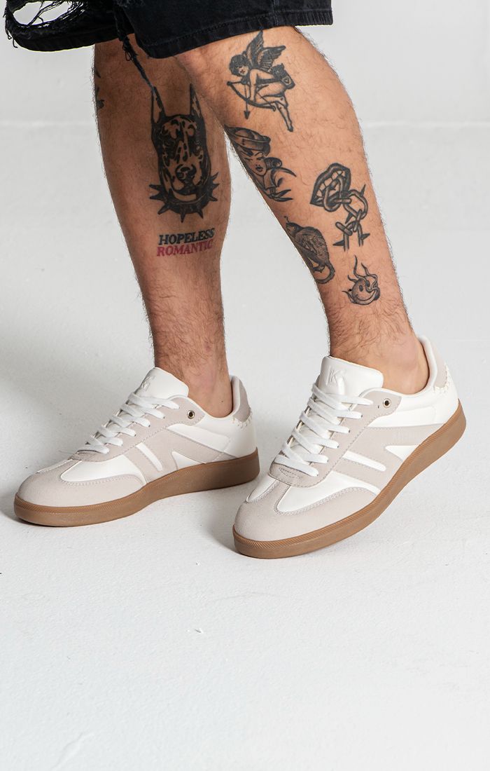 sneakers / Beige Baller Sneakers