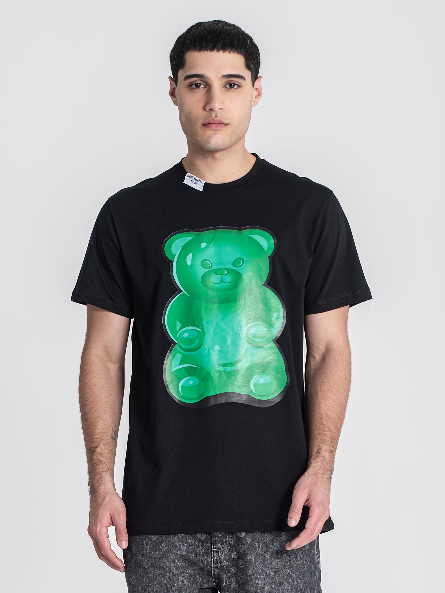 Black Candy Bear Tee