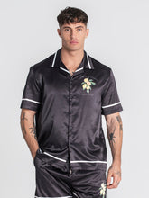 shirts / Black Lemonade Satin Shirt