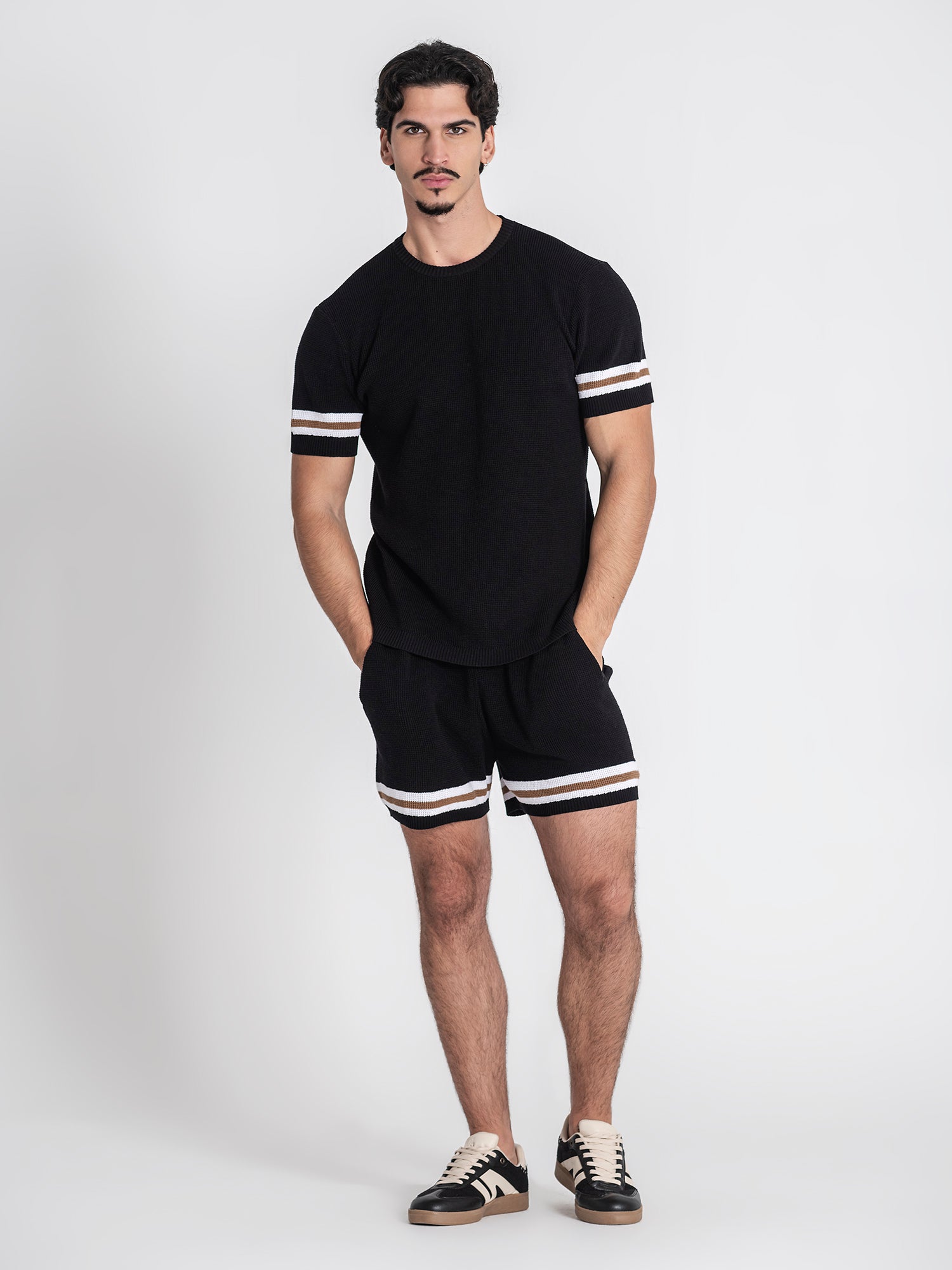 twinset / Black Retro Vibes Knit Twinset