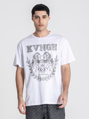 t-shirts / White Phoenix Oversized Tee