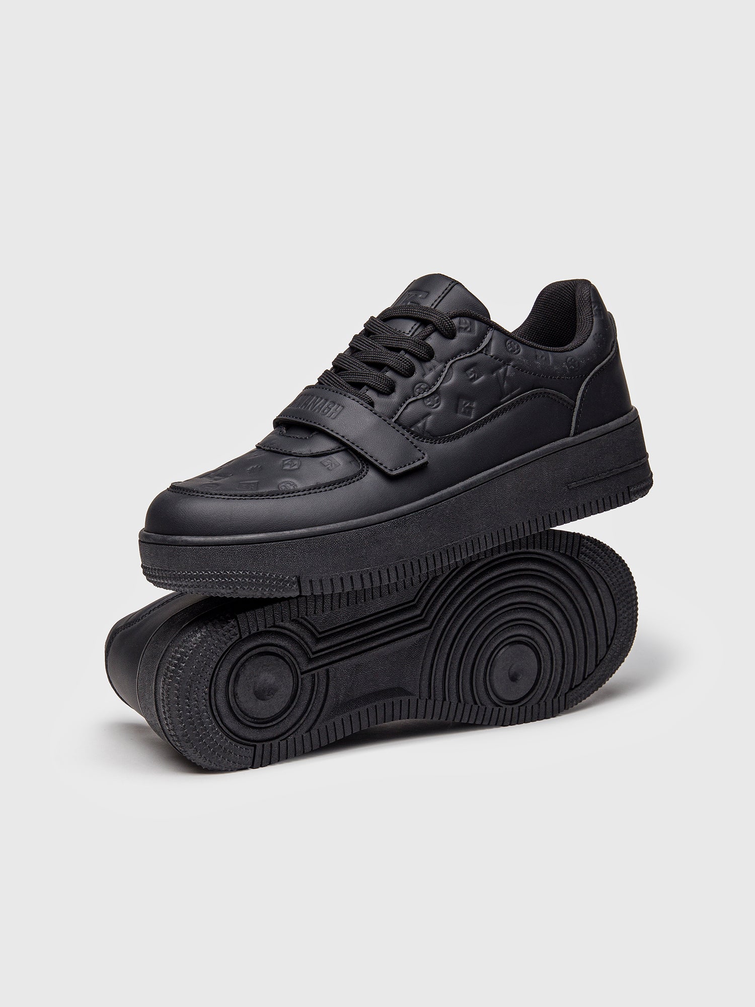 sneakers / Black Logomania Velcro Sneakers