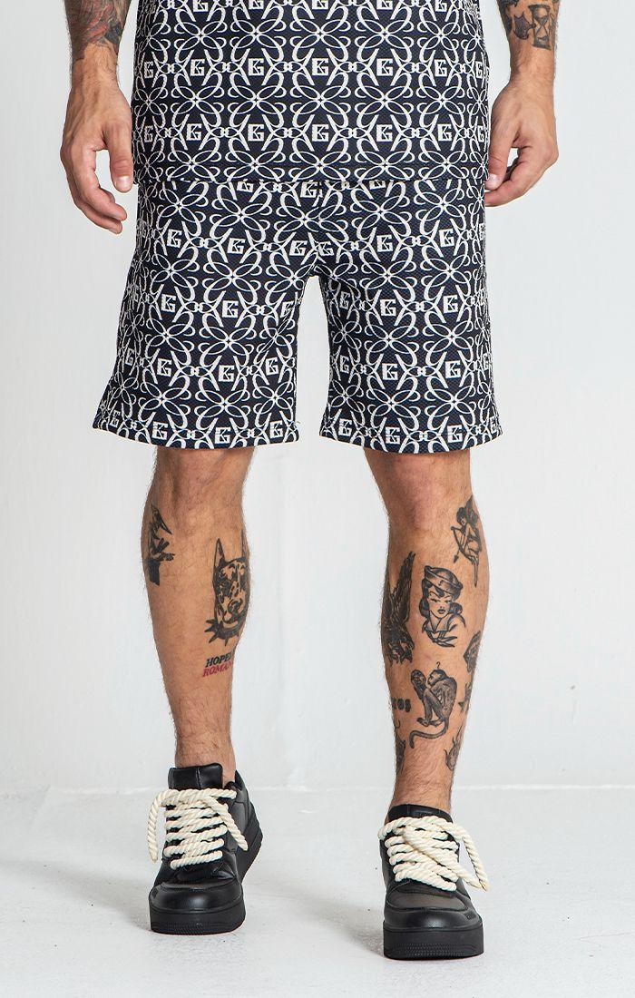 Black Nouveau Gold Shorts