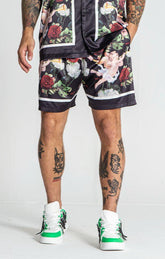 shorts / Multicolor Angelical Satin Shorts