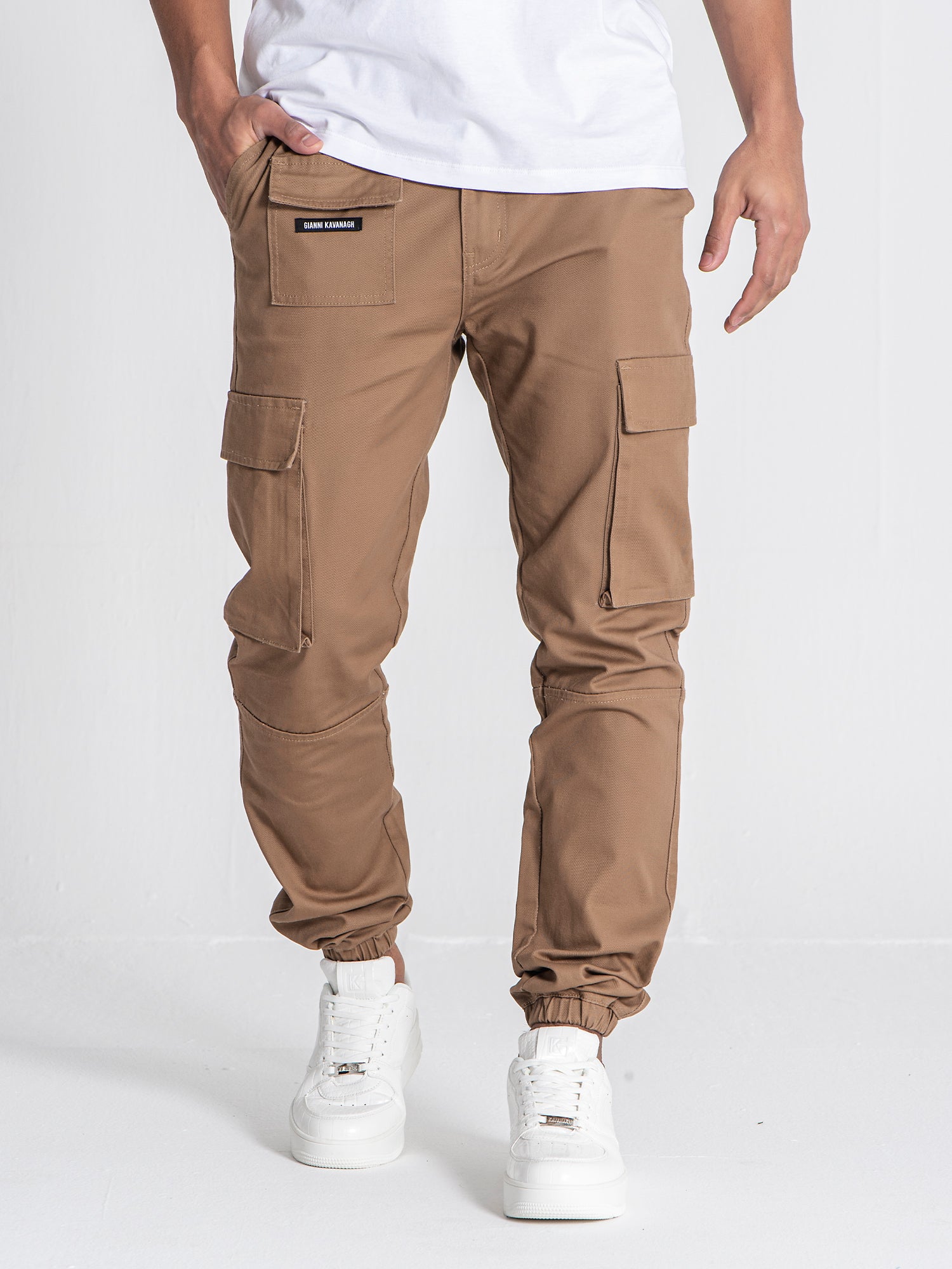 Brown Utility Joggers