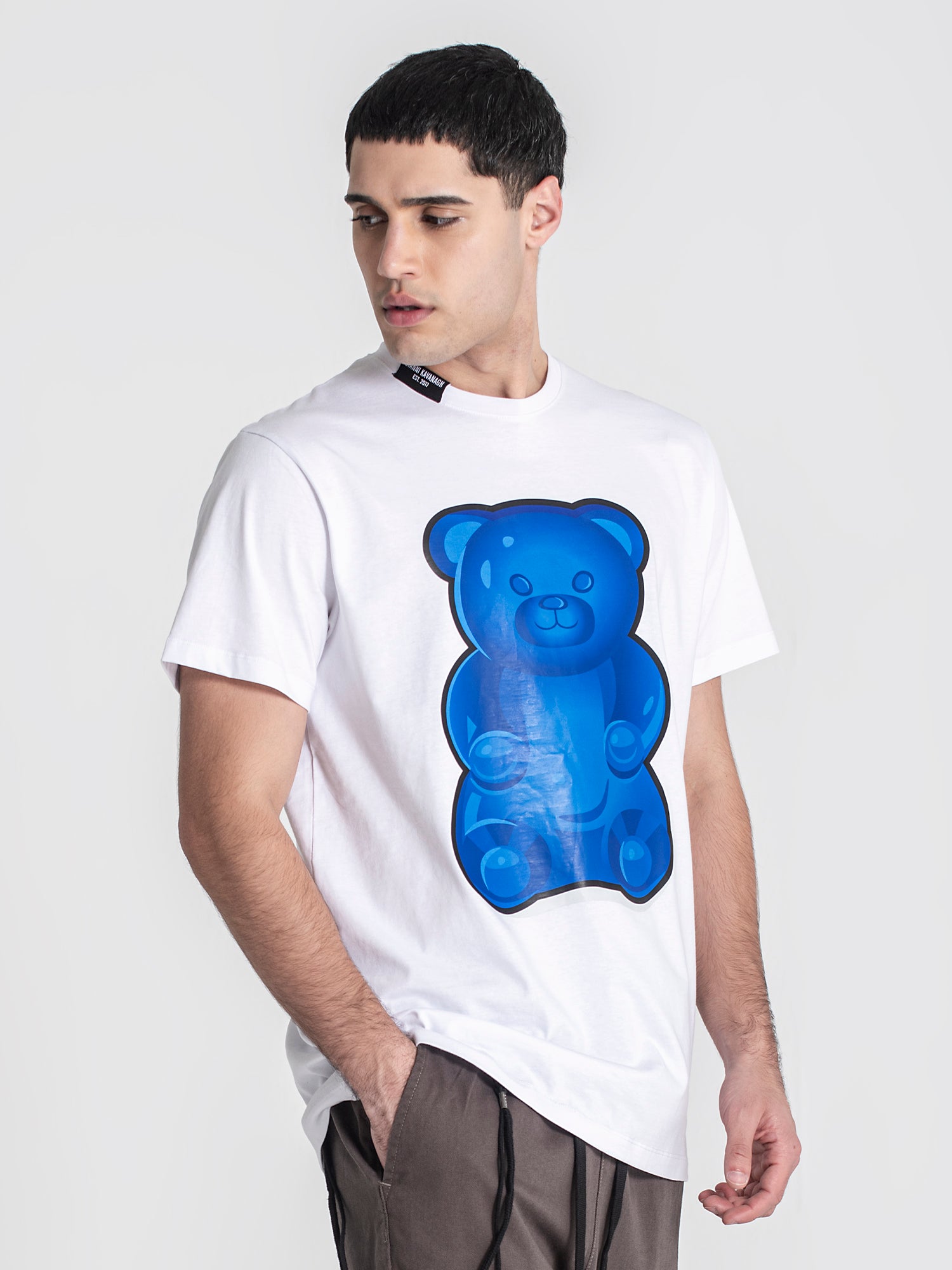 White Candy Bear Tee