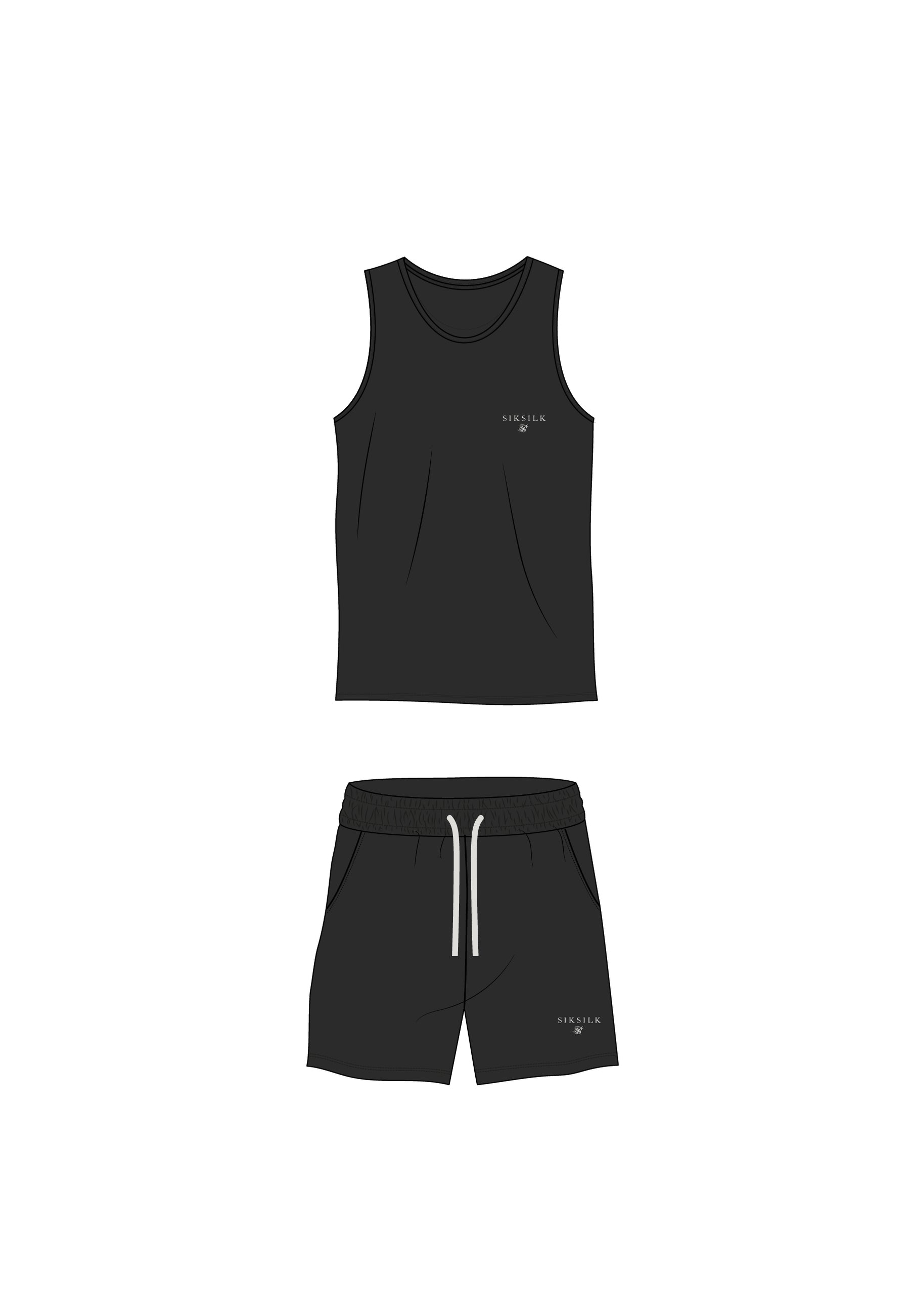 shorts / Vest and Shorts Set