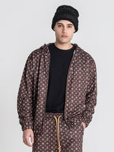 zip jackets / Brown Logomania Hoodie Jacket