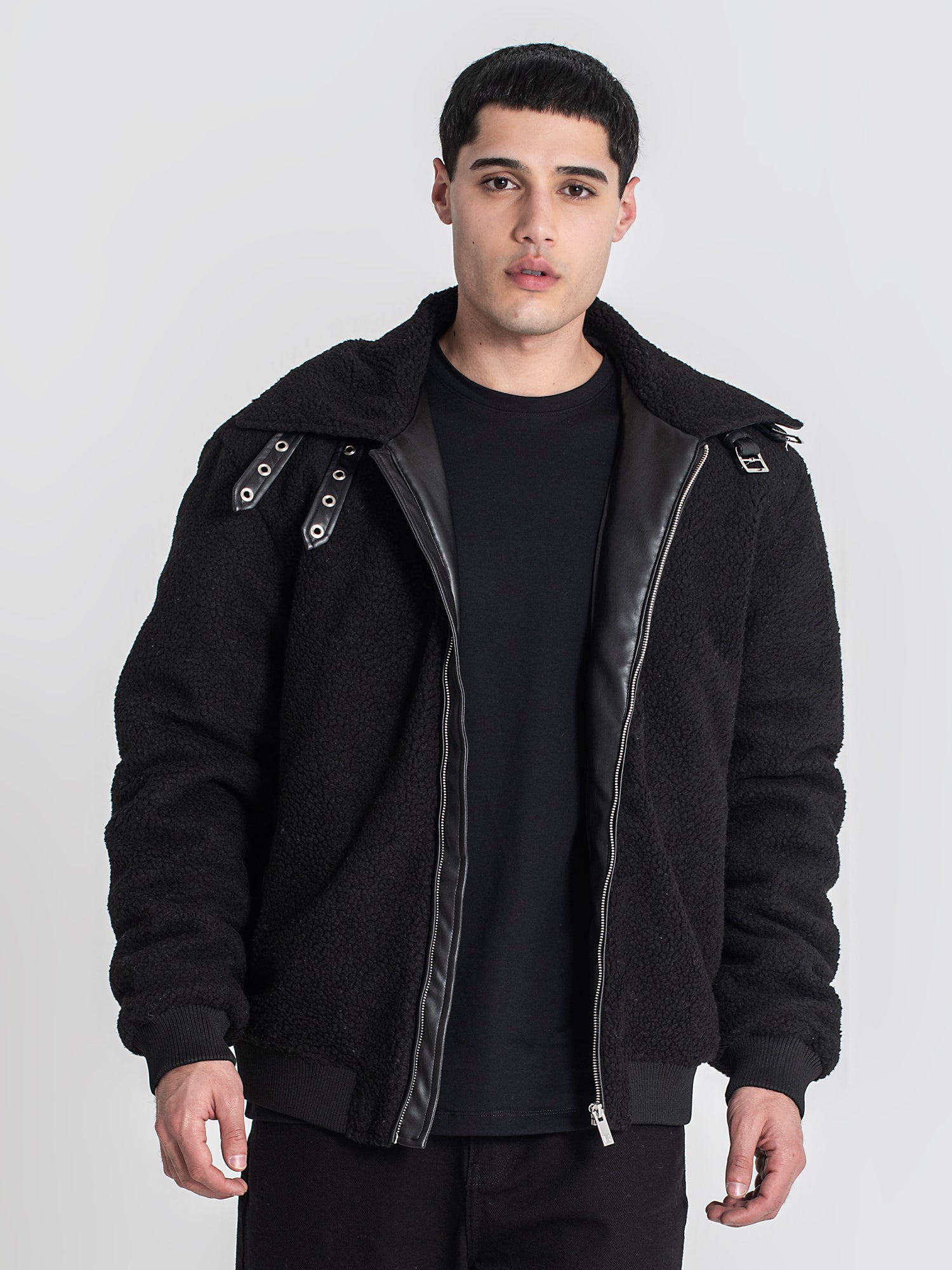 Black Cocoon Sherpa Jacket