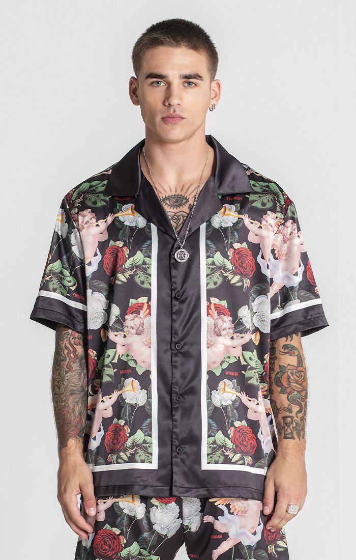 shirts / Multicolor Angelical Satin Shirt