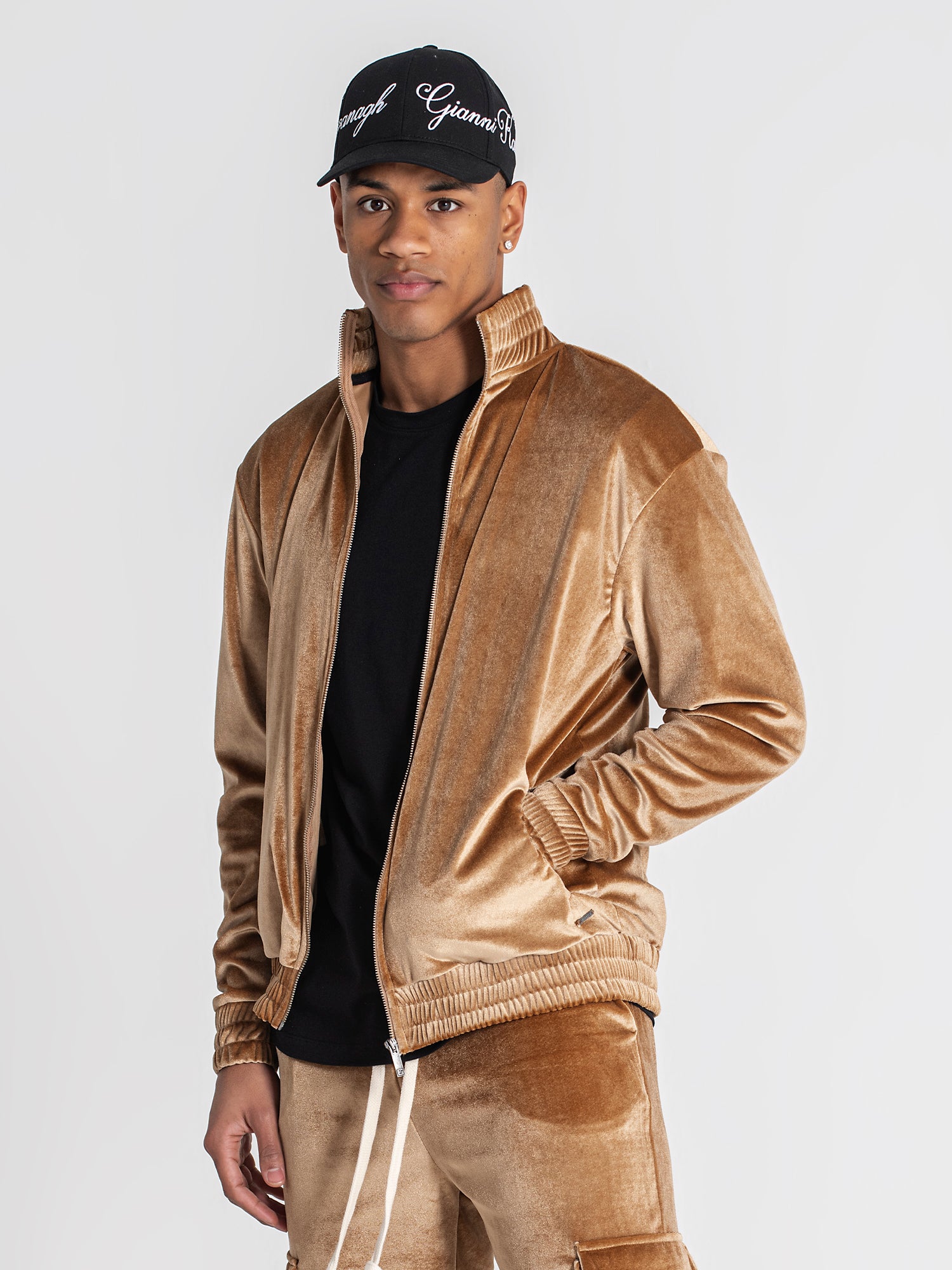 zip jackets / Beige Urban Luxe Jacket