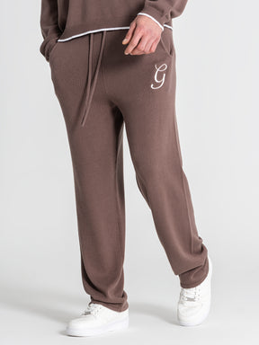 joggers / Brown G Knit Pants