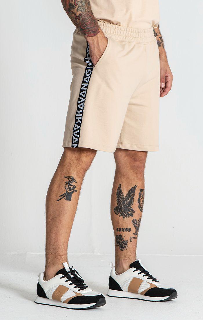 Beige Futura Shorts