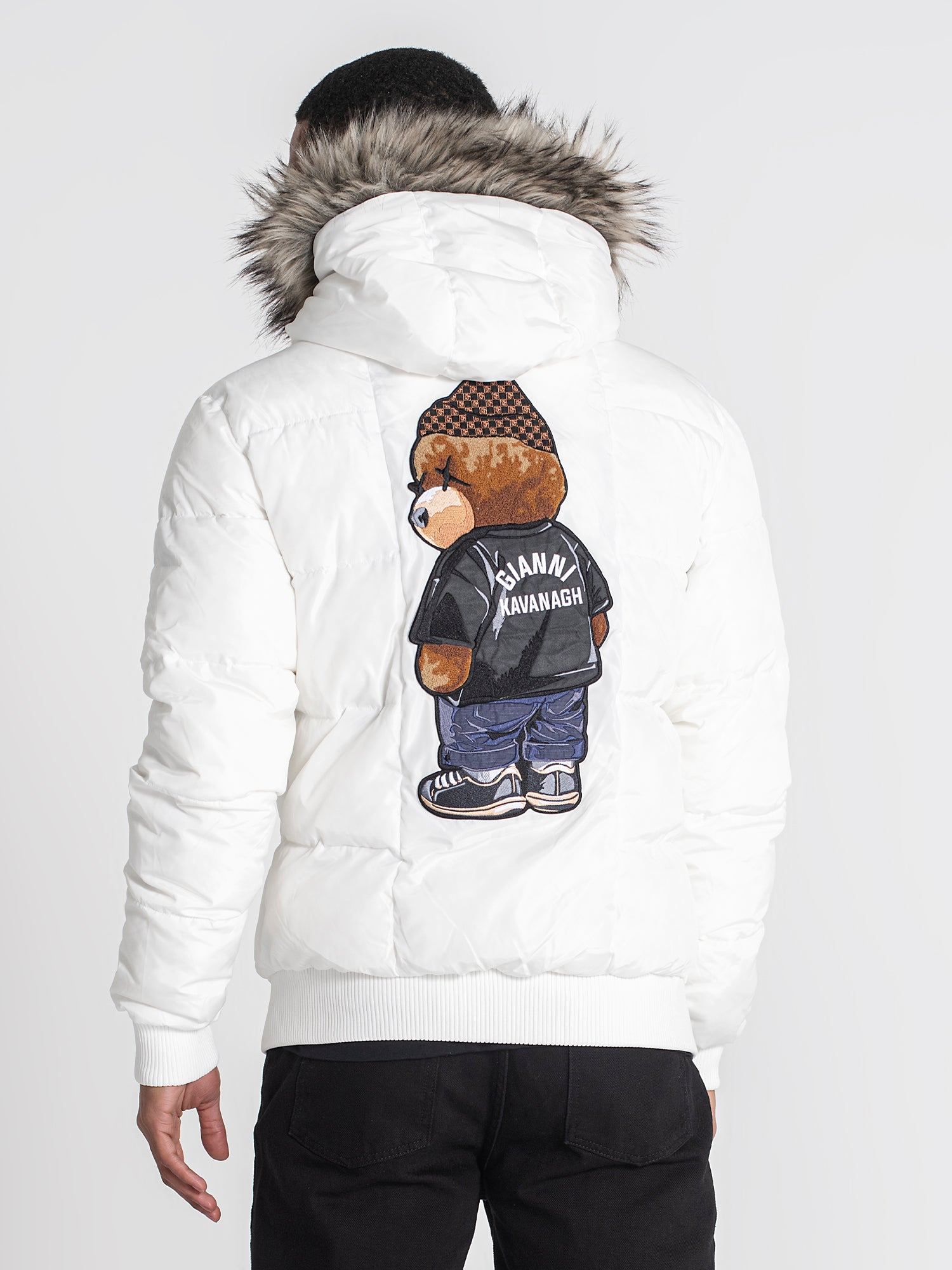 White Bear Puffer Jacket