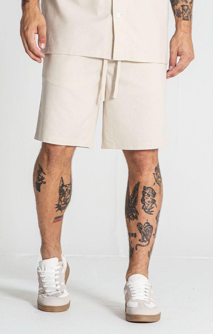 Beige Natura Shorts