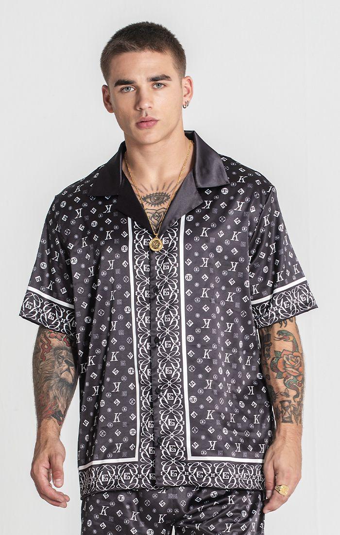 Black Mania Satin Shirt