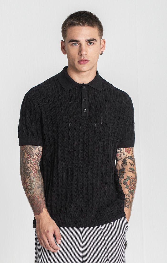 polos / Black GK Knit Polo