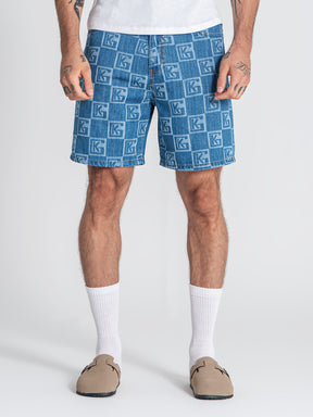 shorts / Light Blue Clone Denim Shorts