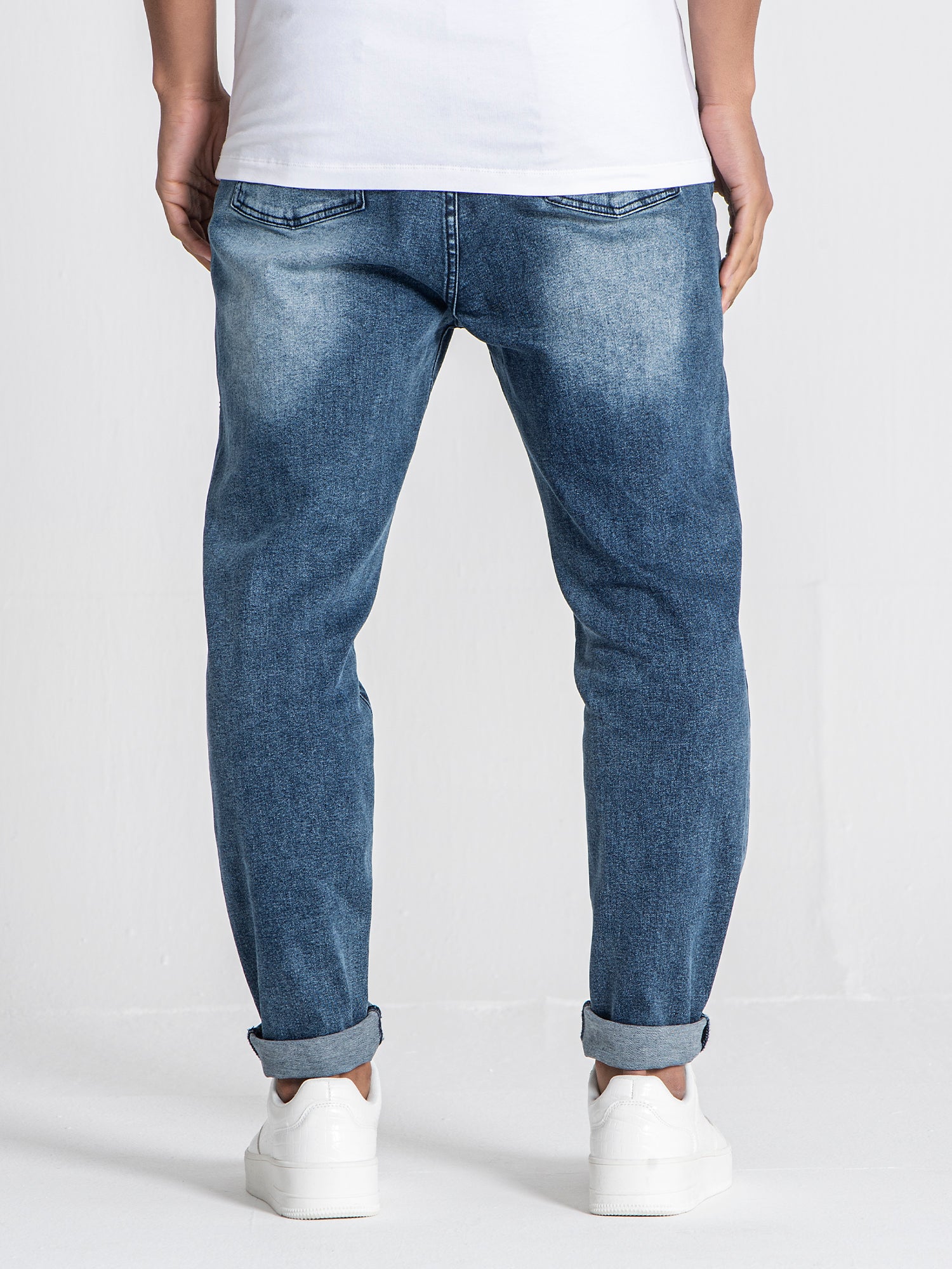 jeans / Dark Blue Scratch Jeans