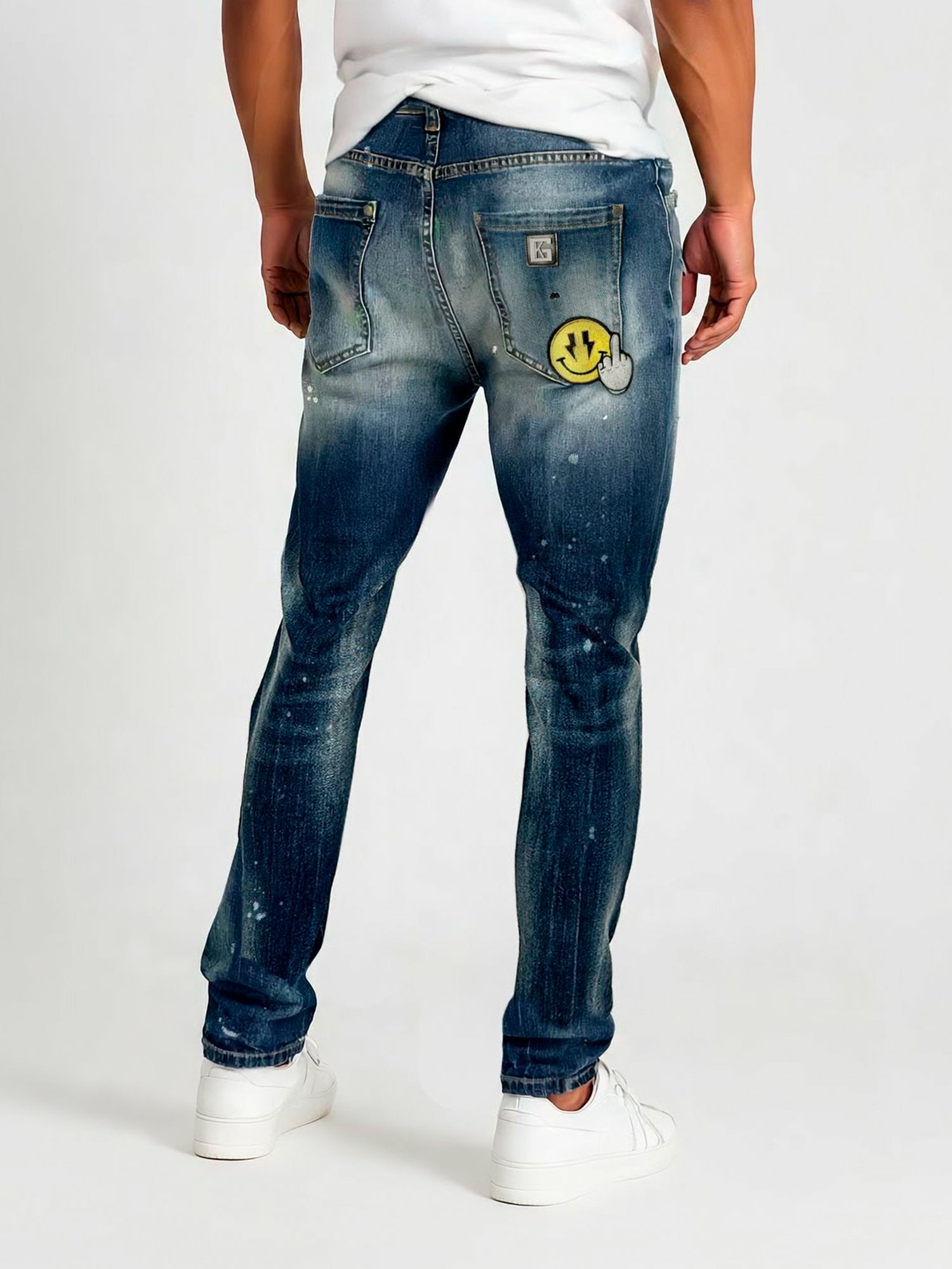 jeans / Jean Bleu Slim Fit Smile