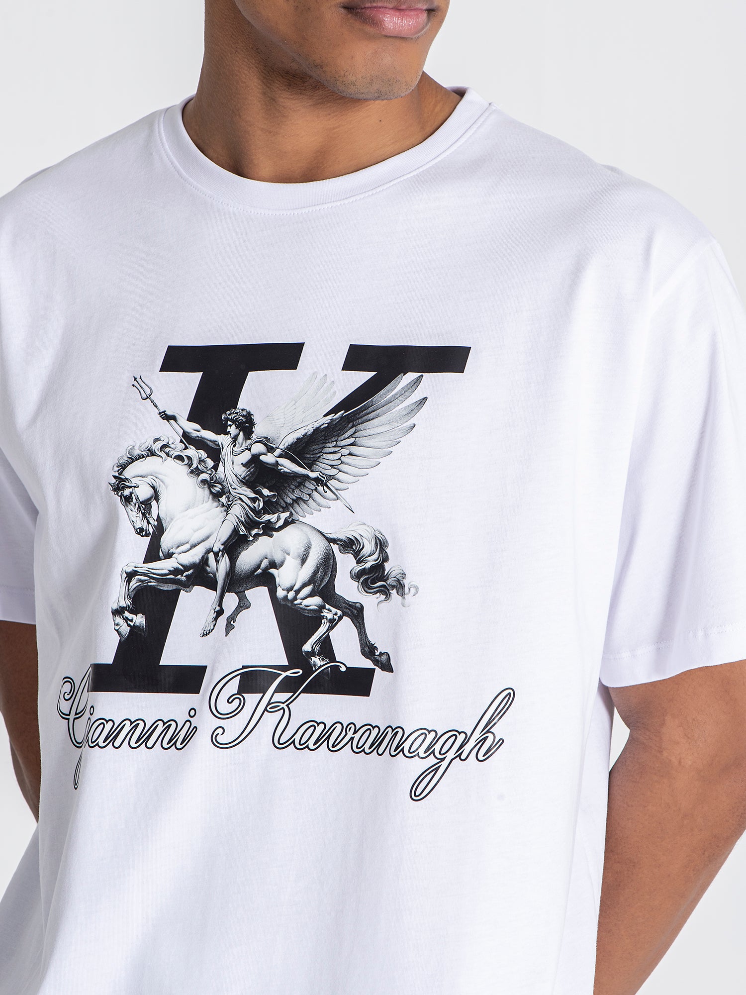 t-shirts / White Knight Oversized Tee