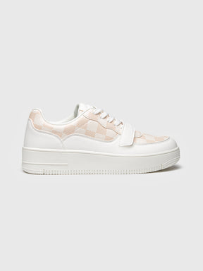 sneakers / White Piazza Velcro Sneakers