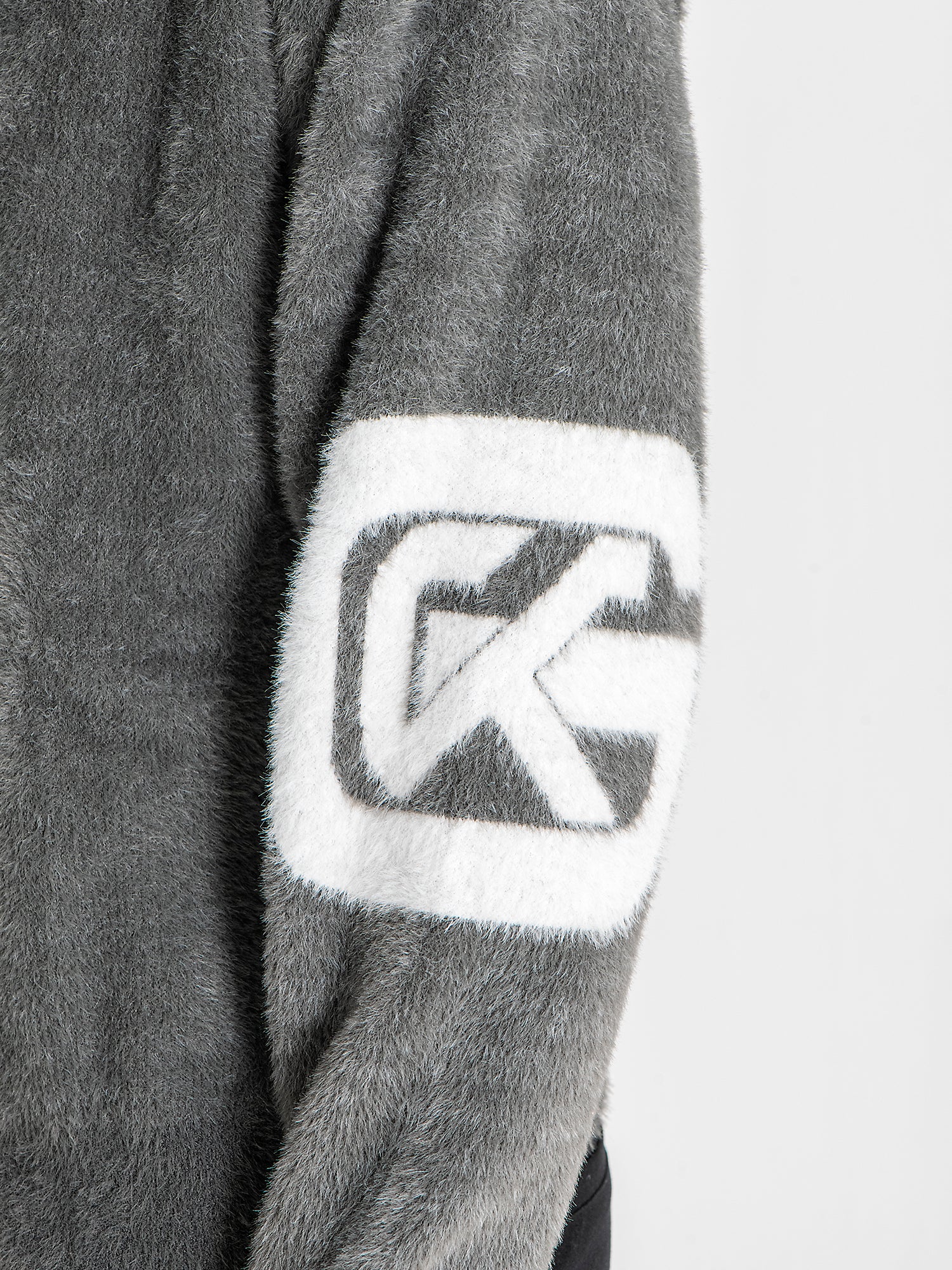 sweats / Grey Structure Knit Sweater