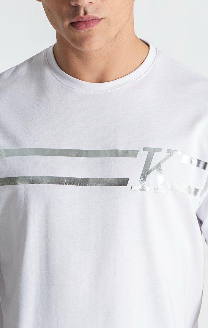 t-shirts / White K Foil Tee