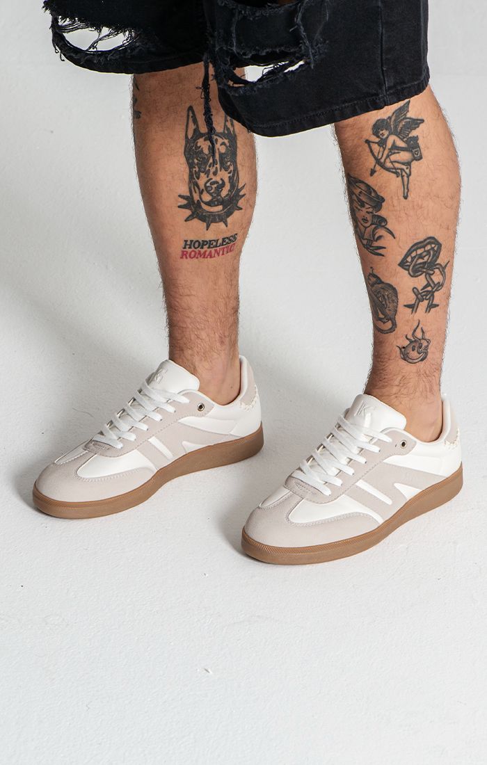 sneakers / Beige Baller Sneakers