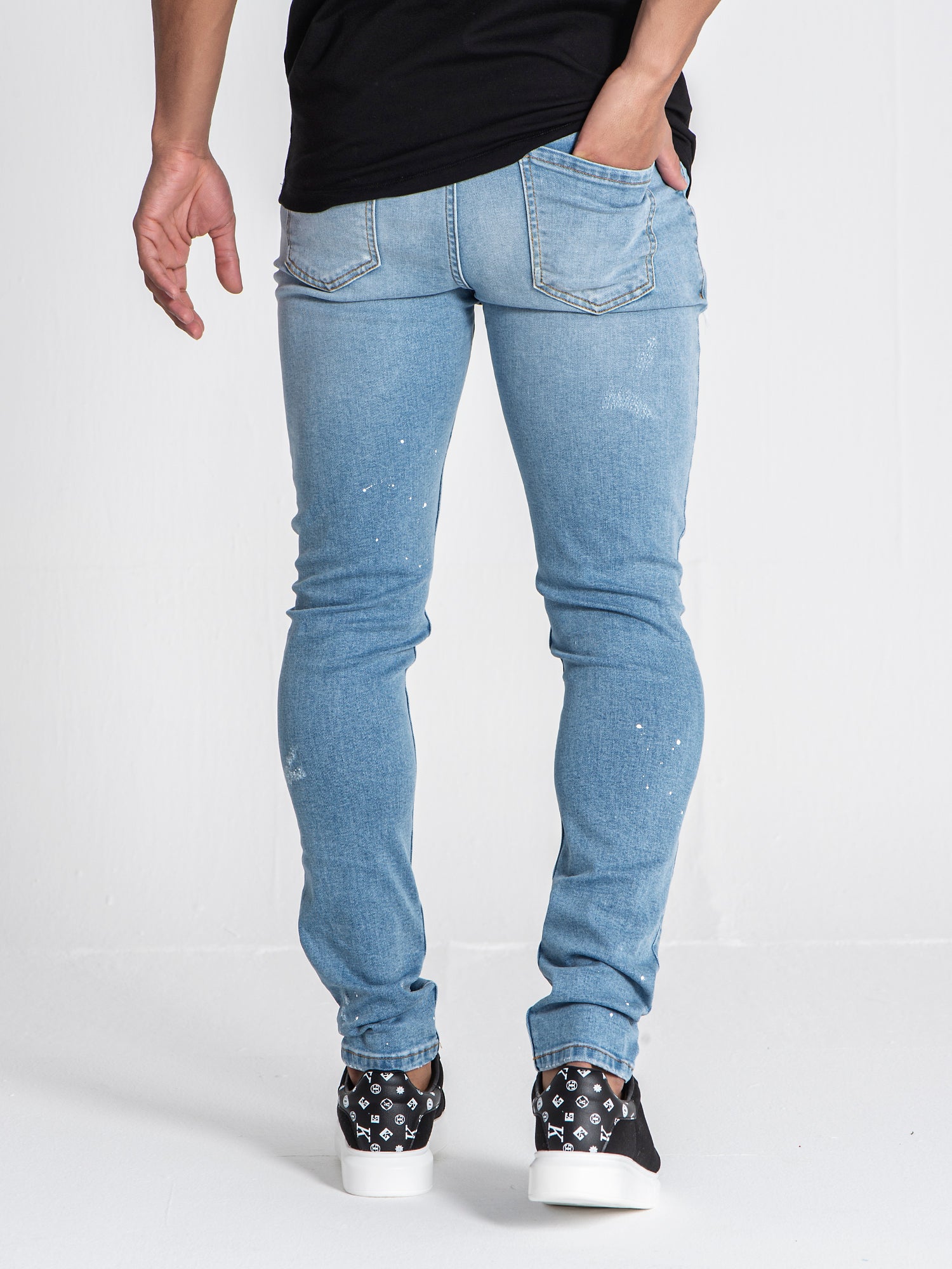 jeans / Light Blue Rebel Ripped Jeans