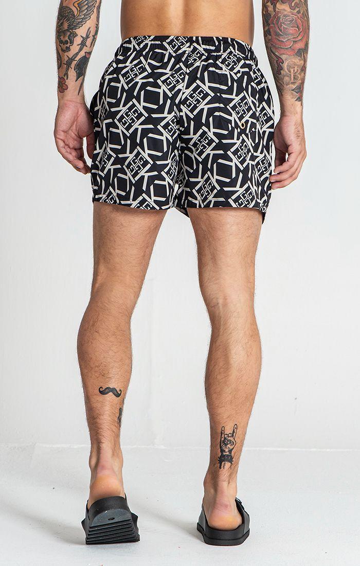 swimshorts / Black Gatsby Gold Swimshorts