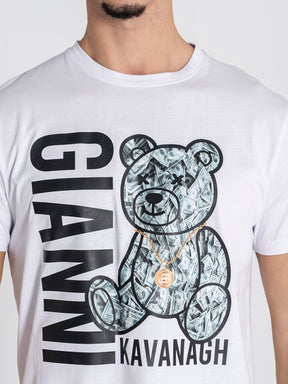 t-shirts / White Cash Bear Tee