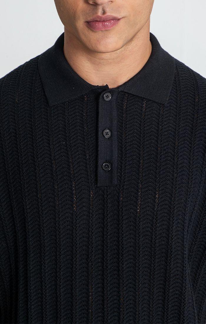 polos / Black GK Knit Polo