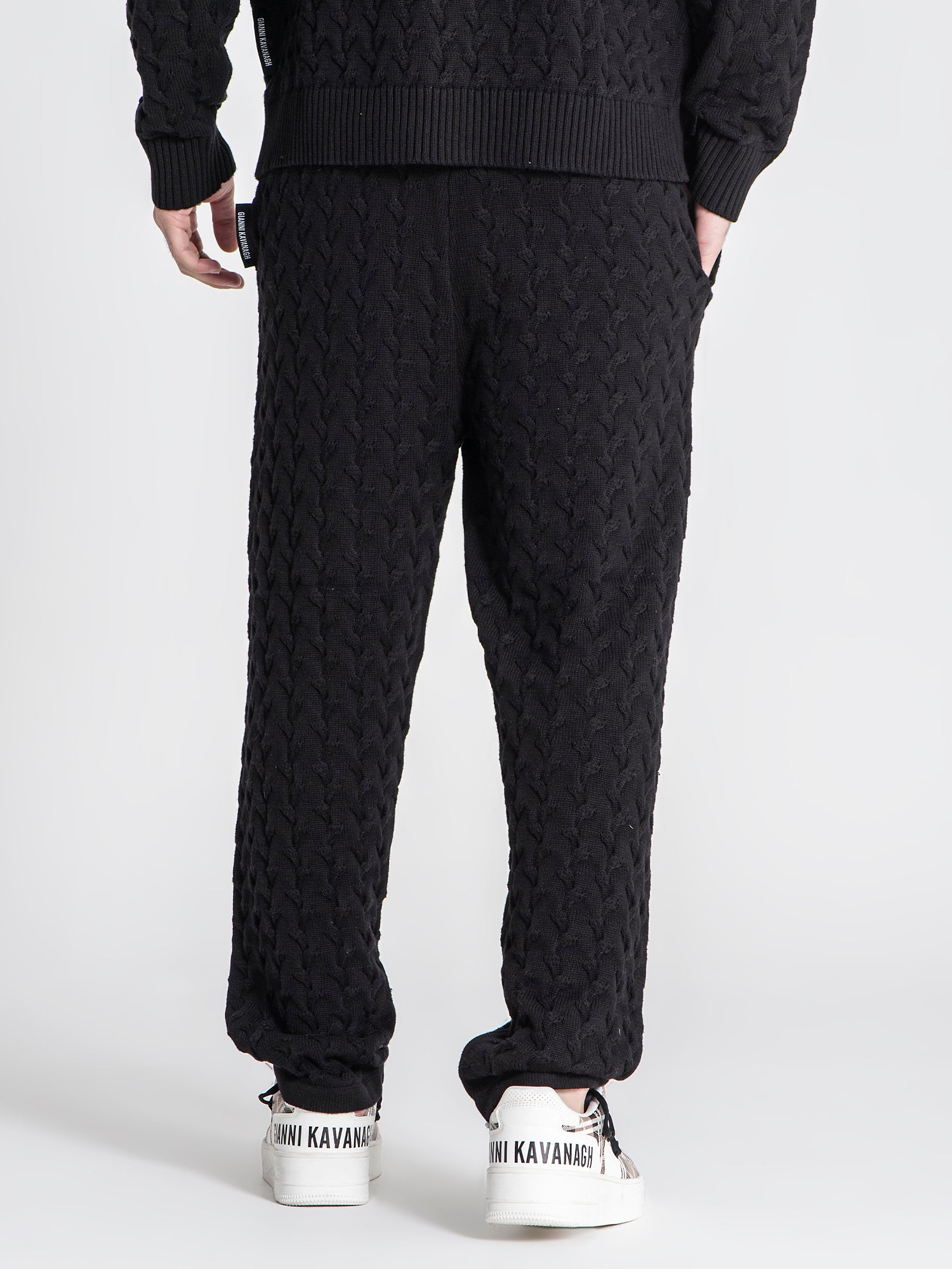 joggers / Black Snug Knit Joggers