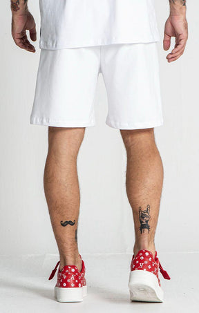 shorts / White Block Shorts