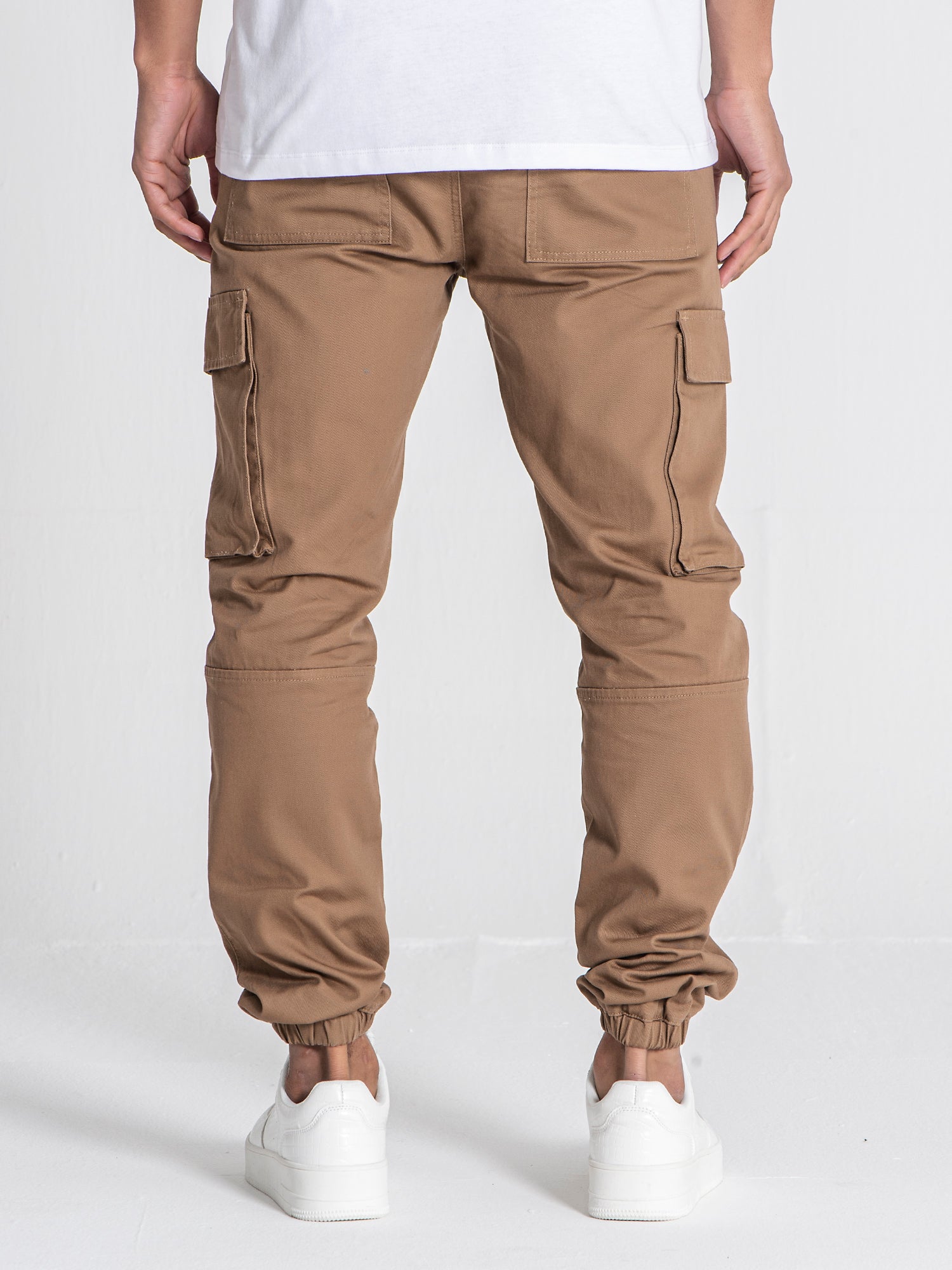 pants / Brown Utility Joggers