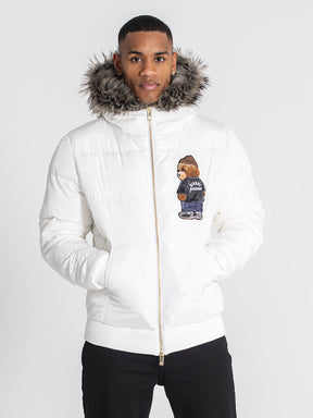 puffers / White Bear Puffer Jacket