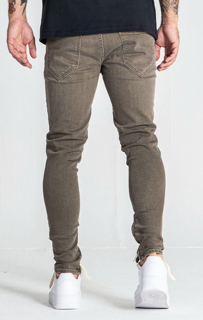 jeans / Jean Zippé Vert Armée