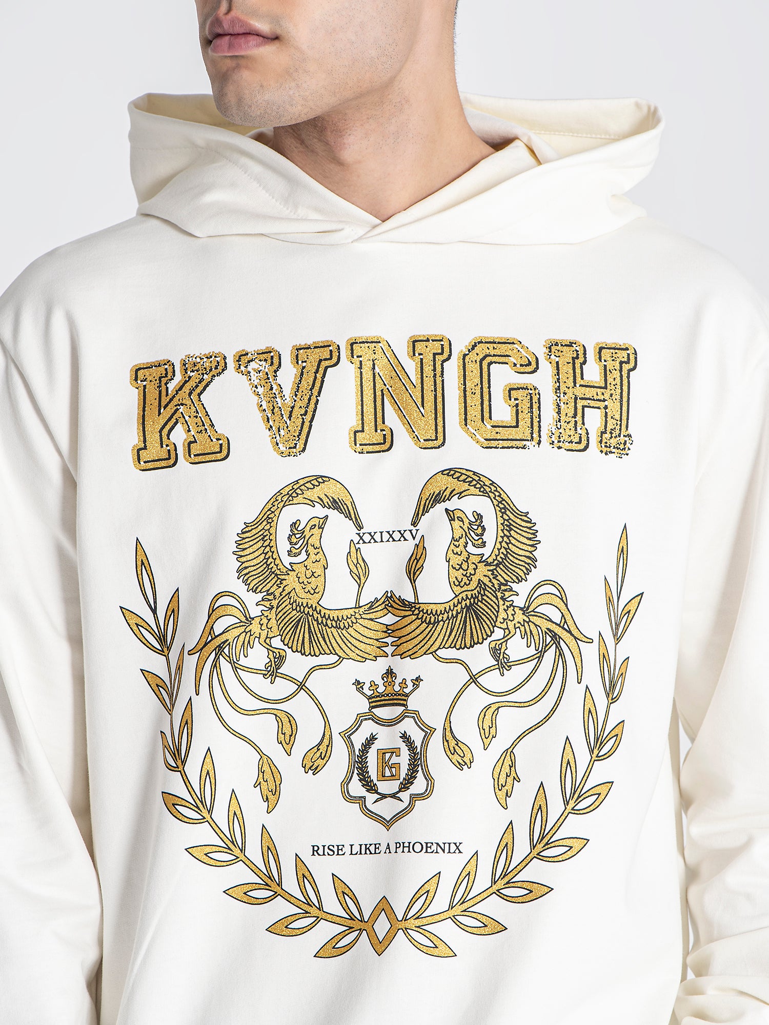 hoodies / Beige Phoenix Hoodie