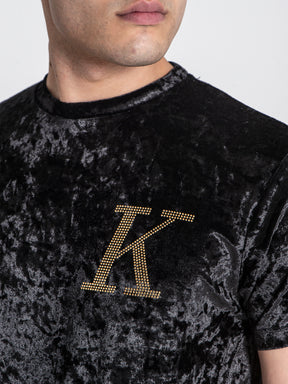 t-shirts / Black K Velvet Tee