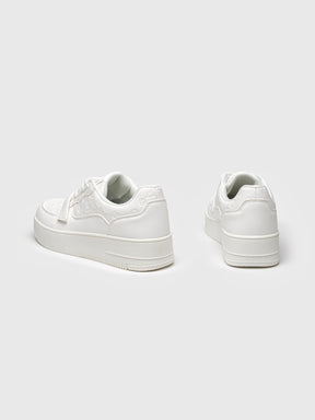 sneakers / White Logomania Velcro Sneakers