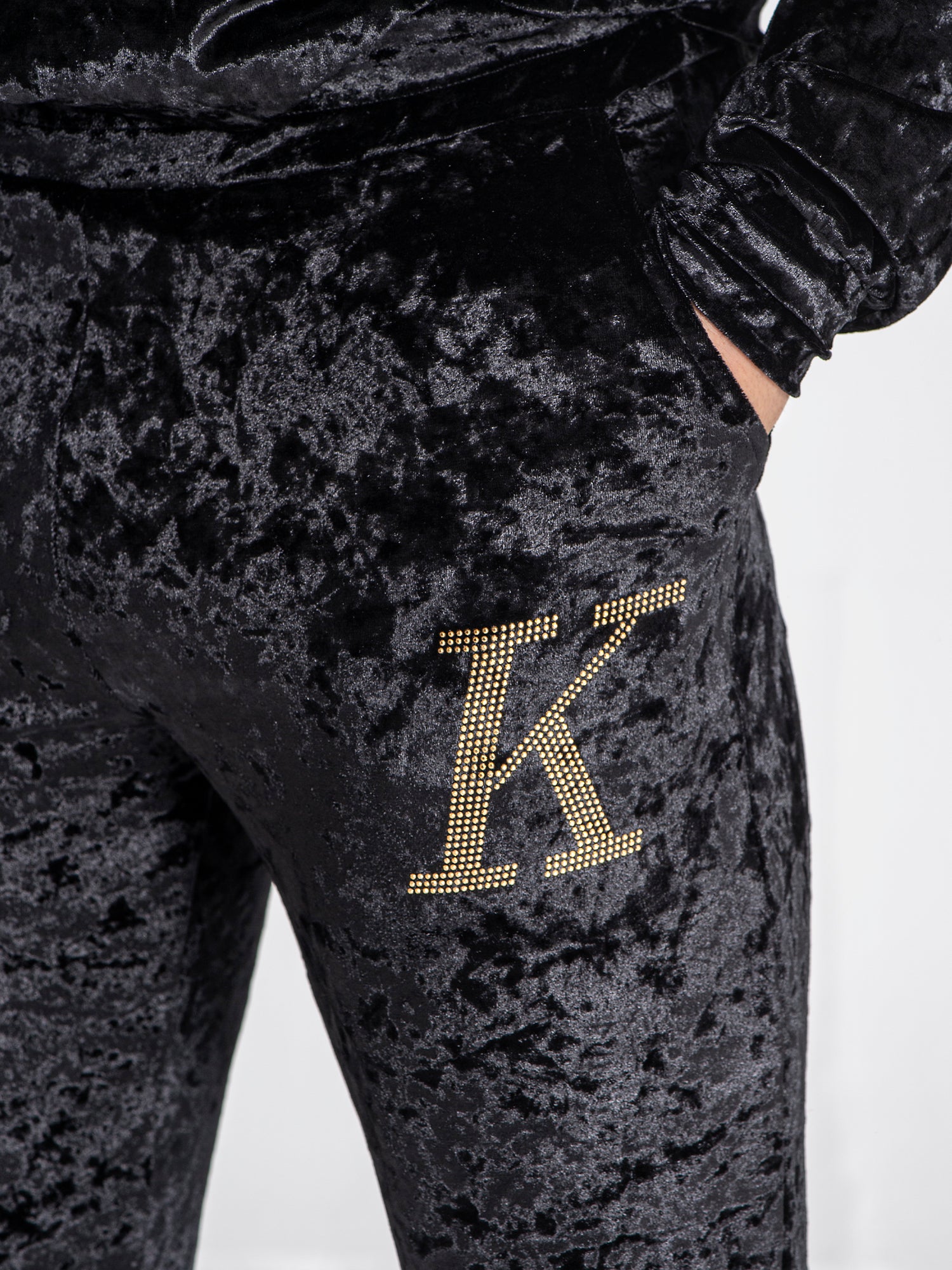 joggers / Black K Velvet Joggers