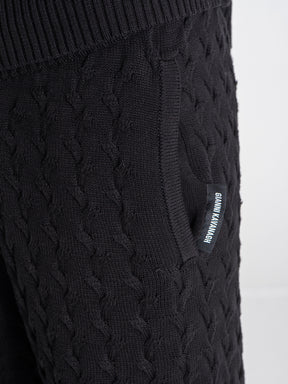 joggers / Black Snug Knit Joggers