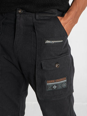 pants / Black Utility Cargo Pants