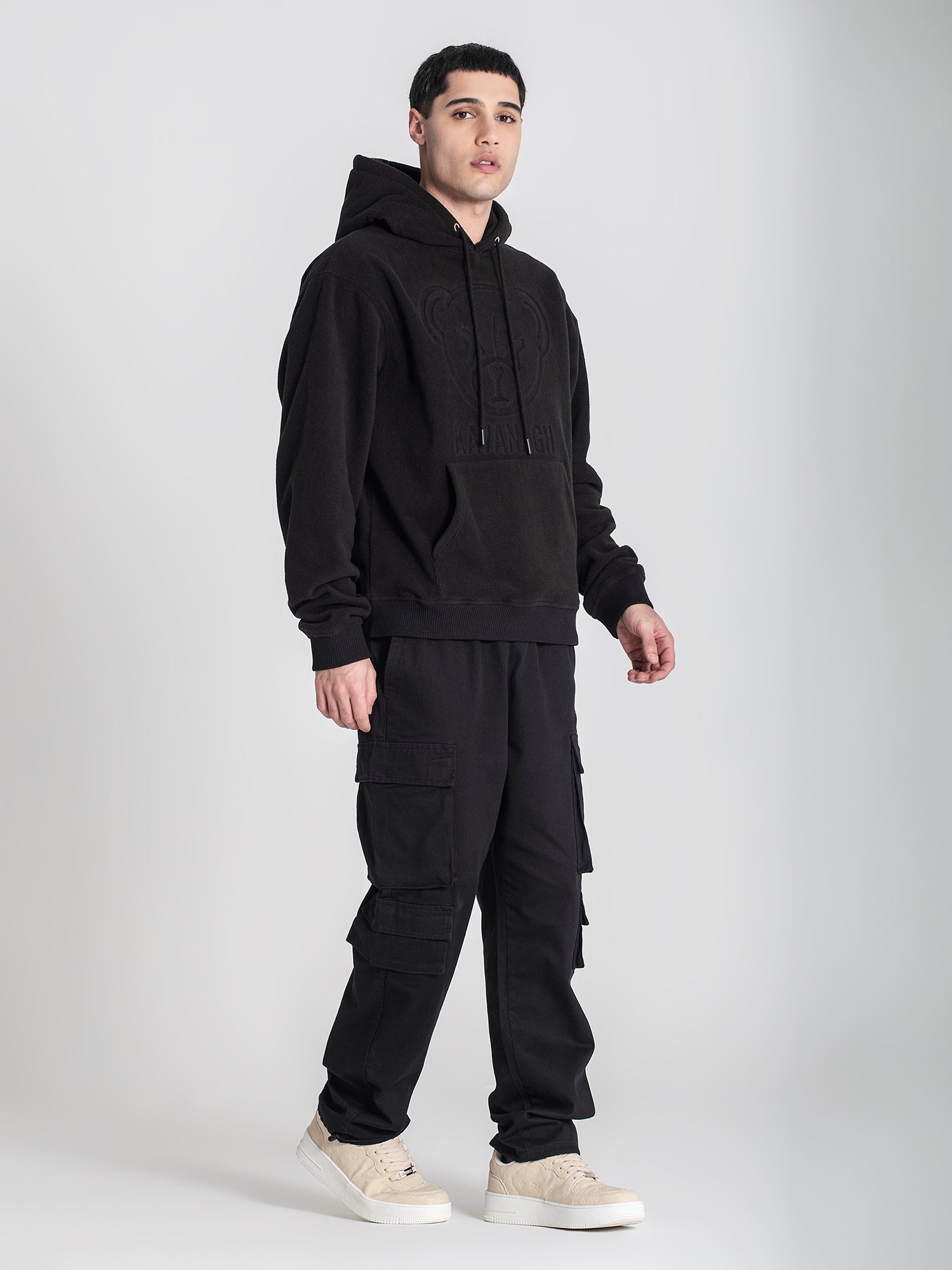 hoodies / Black X-Teddy Sherpa Hoodie